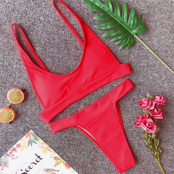 Bikini Set Red/Pink - Picture 4 of 4